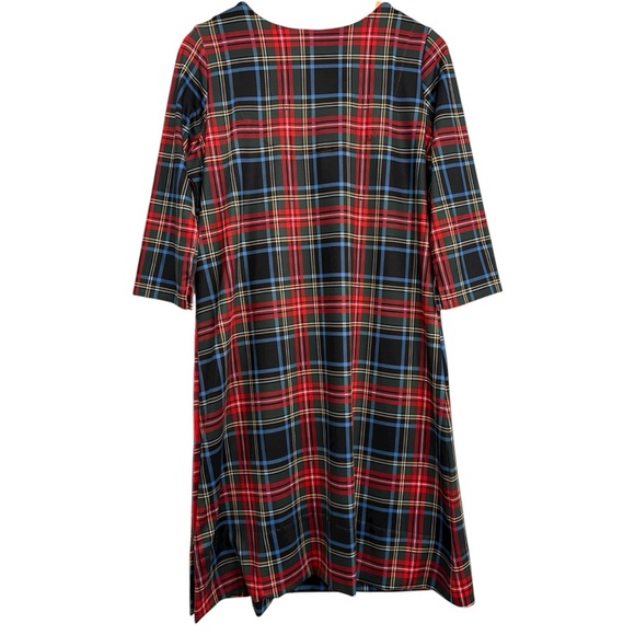 Gretchen Scott Tartan Plaid Button Up Dress Size L NWT - Picture 5 of 9